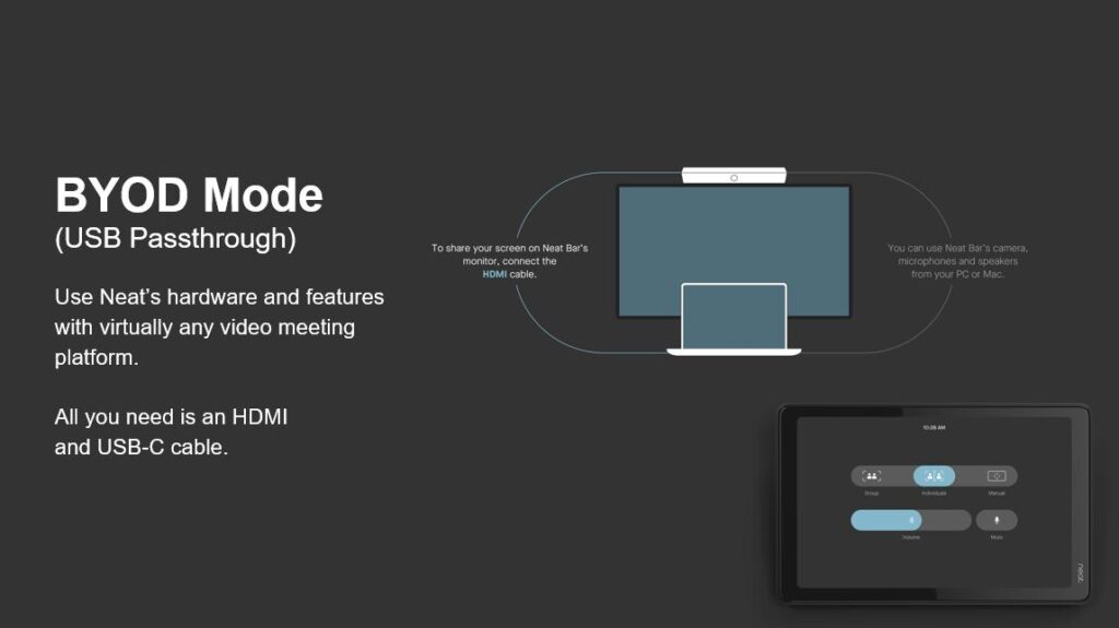 BYOD và Sharing Wireless trên Neat Board