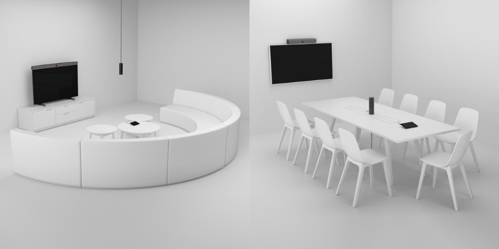 Ví dụ không gian phòng họp nhỏ Neat Center