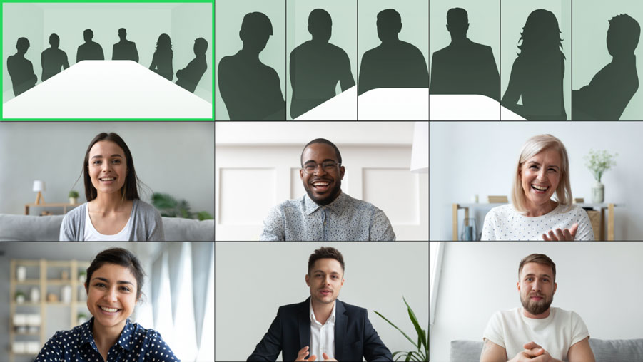 Multi-Stream và Auto-framing với các tính năng Multi-focus framing