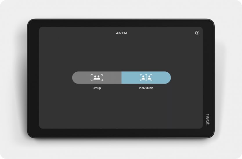 Màn hình Neat Pad trong Chế độ BYOD