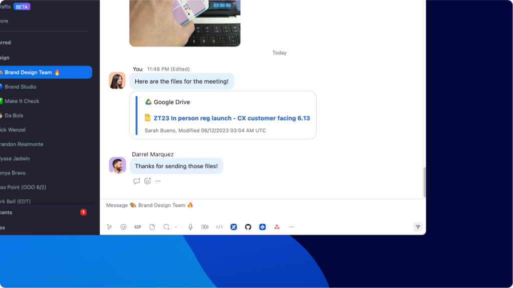 Cài đặt "Tin nhắn trạng thái"